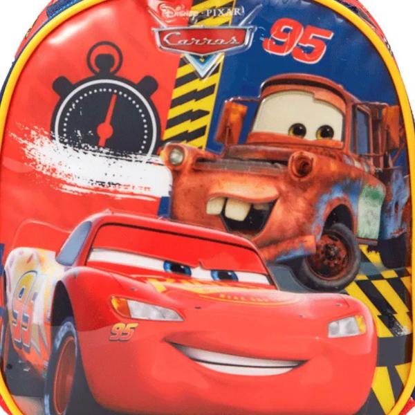 Imagem de Lancheira Infantil Carros Relâmpago Mcqueen Vermelha Xeryus