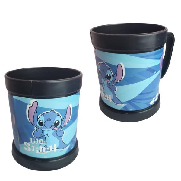 Imagem de Lancheira Infantil Com Caneca Personalizada e Bola Coisas do stitch Novo