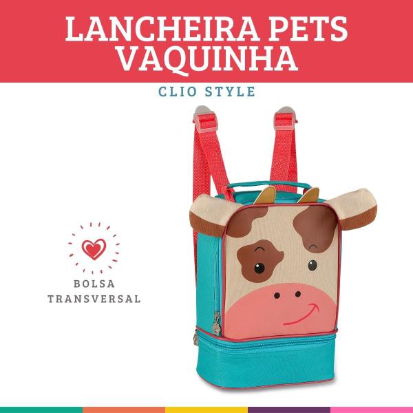 Imagem de Lancheira Infantil Merendeira Térmica Vaquinha Clio