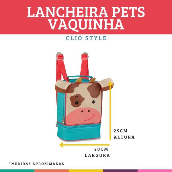 Imagem de Lancheira Infantil Merendeira Térmica Vaquinha Clio