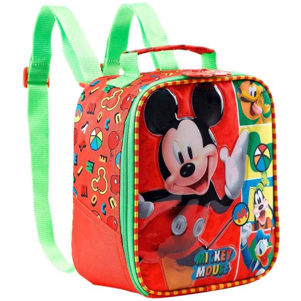 Imagem de Lancheira Infantil Mickey Mouse Disney Vermelha Xeryus 11614