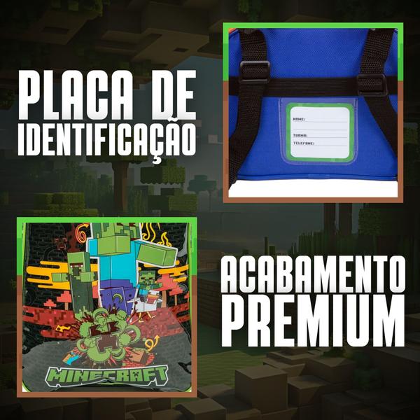 Imagem de Lancheira Infantil Minecraft Escolar Térmica Menino Oficial