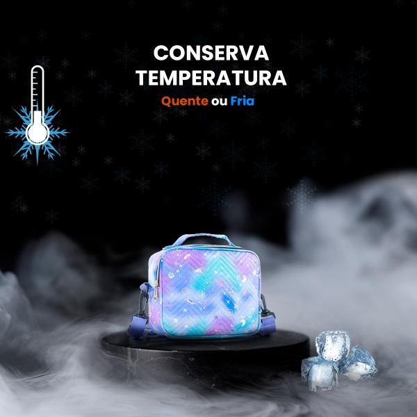 Imagem de Lancheira Infantil Térmica Mantém Temperatura Bolsa Pequena