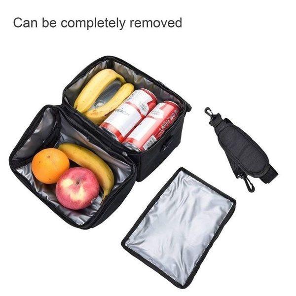 Imagem de Lancheira isolada Wokex Travel Food Thermal Bag 8L preta