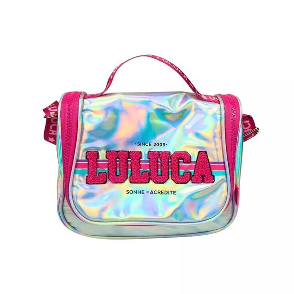 Imagem de Lancheira Luluca Holográfica Bolsa Térmica Escolar Menina