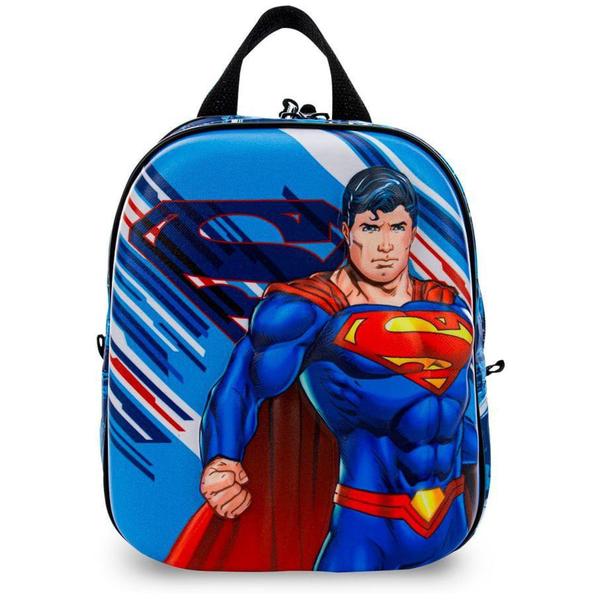 Imagem de Lancheira Mala Homen de Aço 3D Mochila de Costas Superman DC Maxtoy