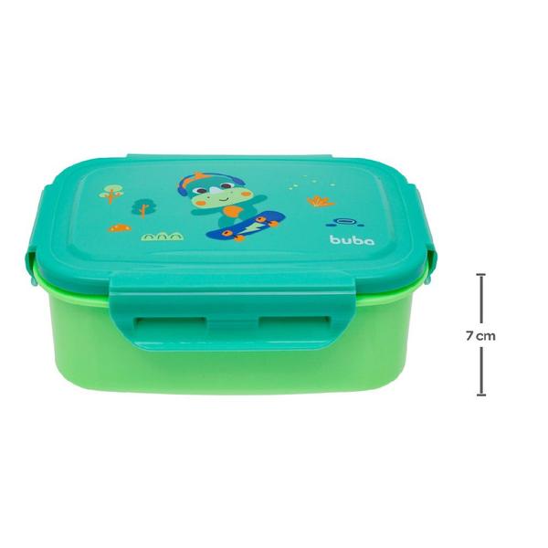 Imagem de Lancheira Marmita Infantil Bento Box Inox Dinossauro Buba