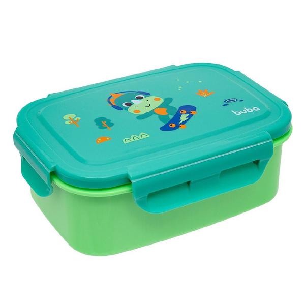 Imagem de Lancheira Marmita Infantil Bento Box Inox Dinossauro Buba