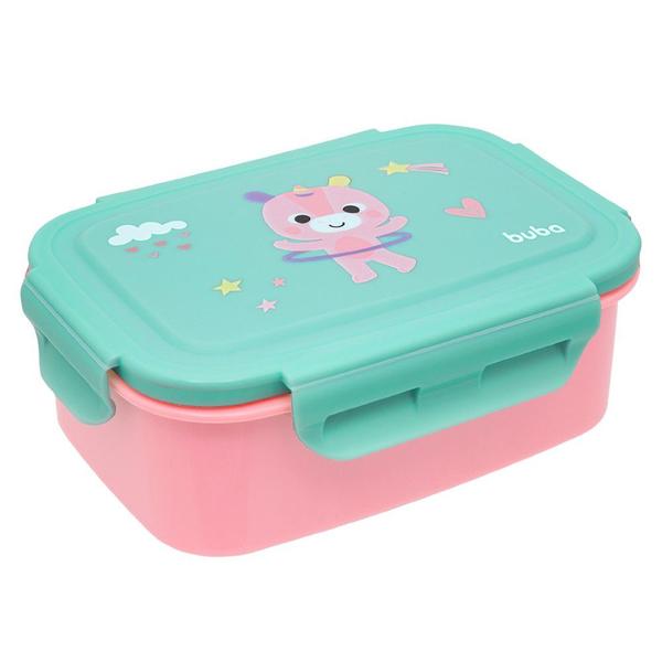 Imagem de Lancheira Marmita Infantil Bento Box Inox Unicórnio Buba