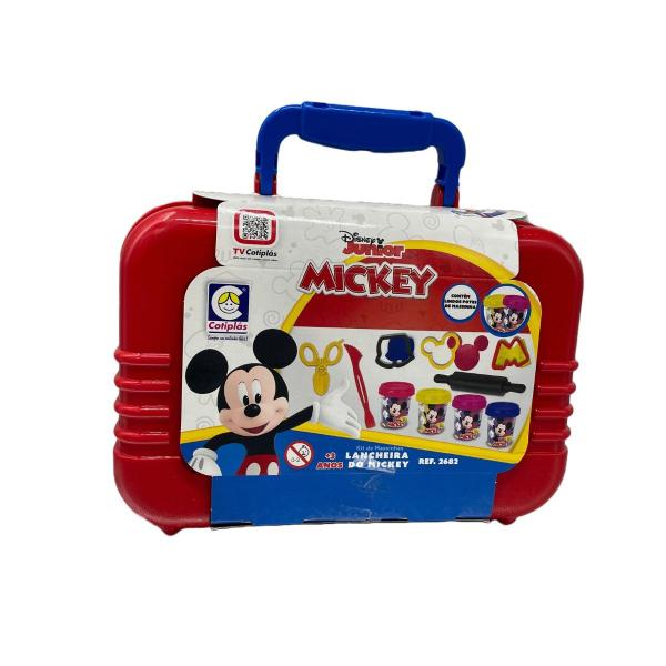 Imagem de Lancheira Mickey Disney Junior com Kit de Massinhas Maleta Escolar