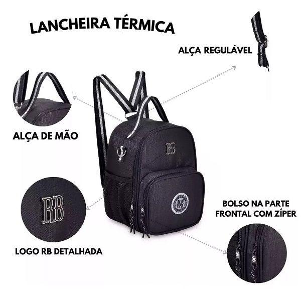 Imagem de Lancheira Mini Mochila Termica Rebecca Bonbon ALÇA 2 em 1