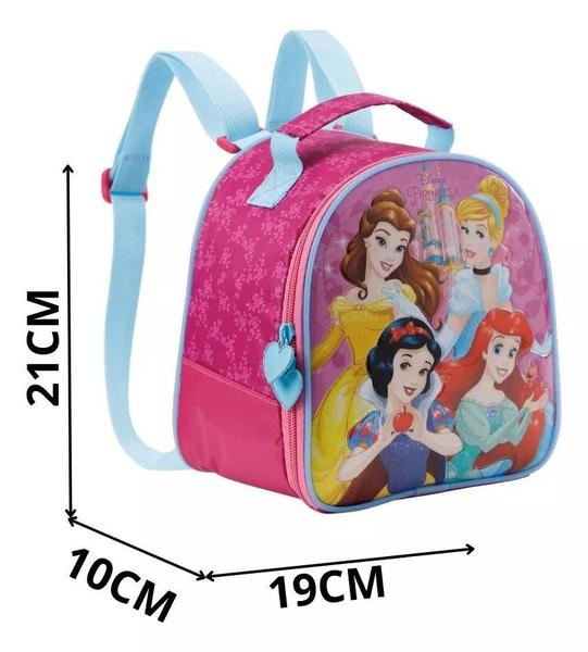 Imagem de Lancheira Mochila Escolar Térmica Princesas