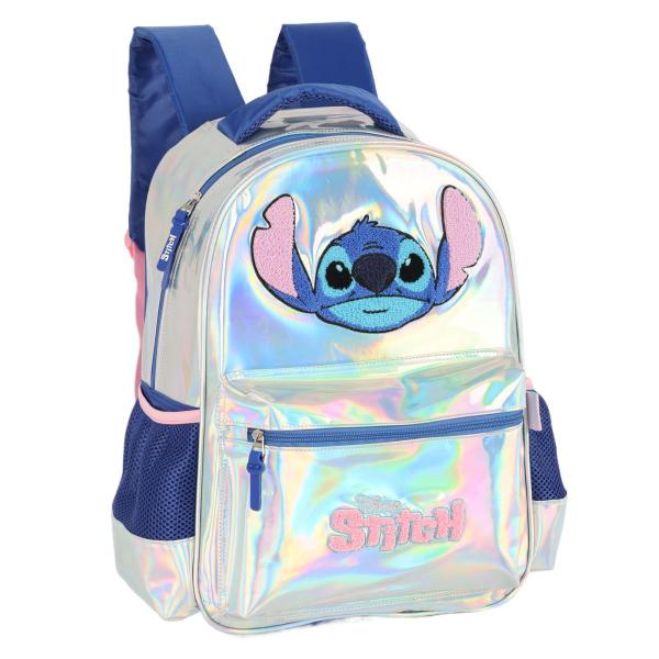 Imagem de Lancheira Mochila Estojo Triplo Stitch Holográfico - Luxcel