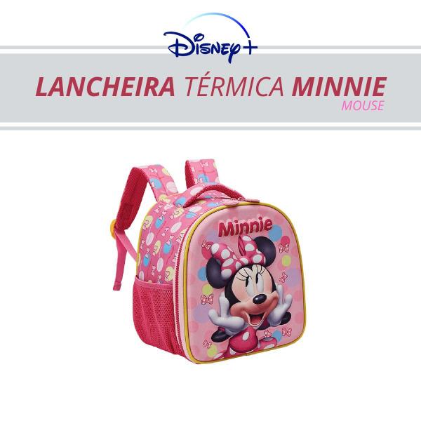 Imagem de Lancheira Mochila Térmica 10" Minnie Mouse Disney Escolar