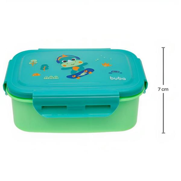 Imagem de Lancheira Potinho Infantil Bento Box Zoo Dino 17309 - Buba