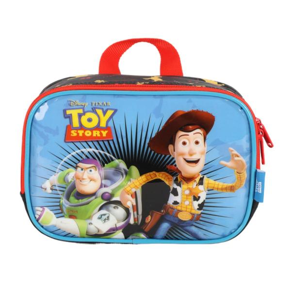 Imagem de Lancheira Térmica Azul Escolar Infantil Toy Story Woody Buzz