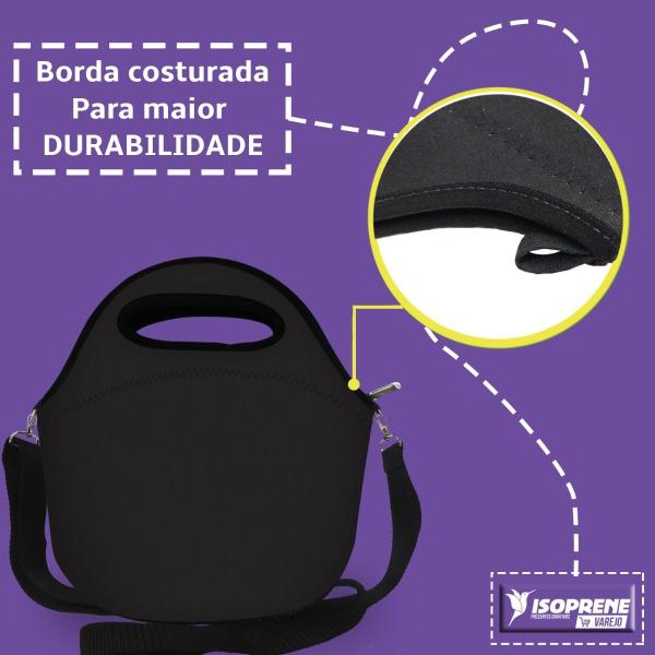 Imagem de Lancheira Térmica Em Neoprene Com Alça Princesa Manu