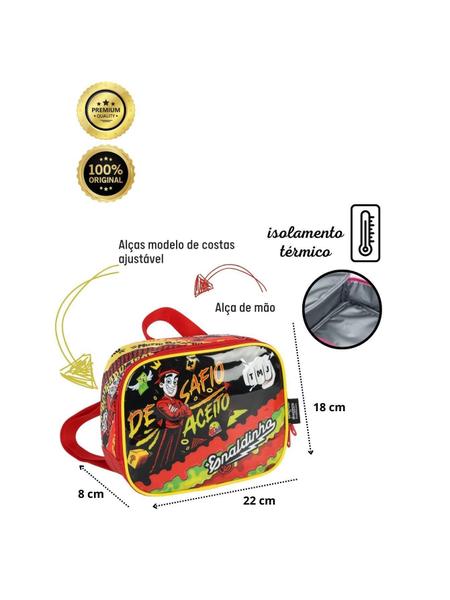 Lancheira Térmica Enaldinho La41103 - Vermelho - Luxcel Imagem de Lancheira Térmica Enaldinho La41103 - Vermelho