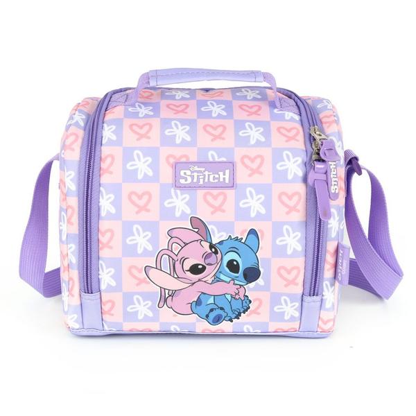 Imagem de  Lancheira Térmica Escolar Disney Stitch Angel Lilás Luxcel