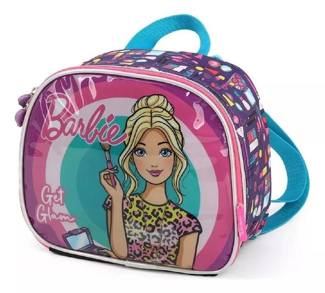 Imagem de Lancheira Térmica Escolar Infantil Barbie Maquiadora Glamour