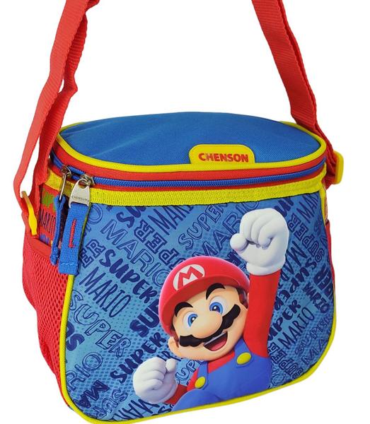 Imagem de Lancheira Térmica Escolar Super Mario Infantil Deluxe Original Chenson MB65874