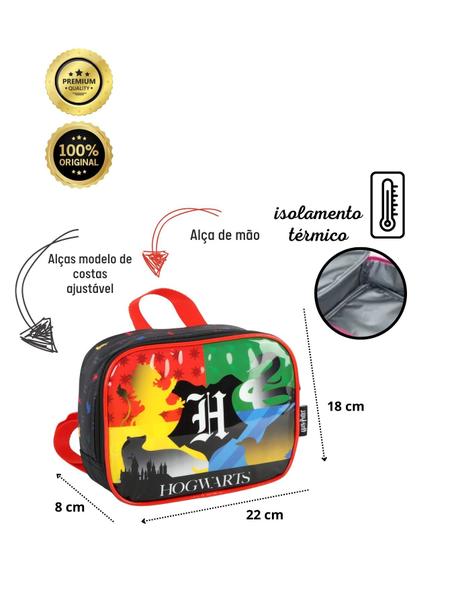 Lancheira Térmica Harry Potter Oficial - Maxlog Imagem de Lancheira Térmica Harry Potter Oficial