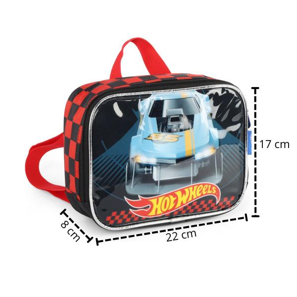 Imagem de Lancheira Térmica Hot Wheels Infantil Masculina Luxcel