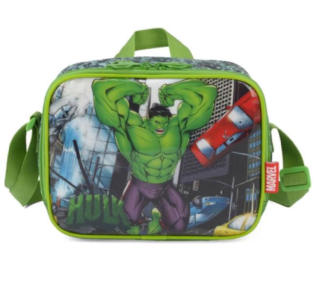 Imagem de Lancheira Térmica Hulk Infantil Escolar Masculina Marvel