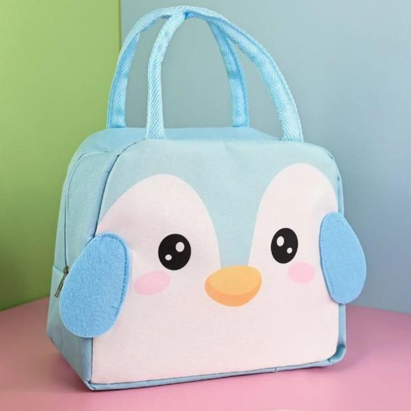 Imagem de Lancheira Térmica Infantil Bolsa com Alça Pinguim - Utimix