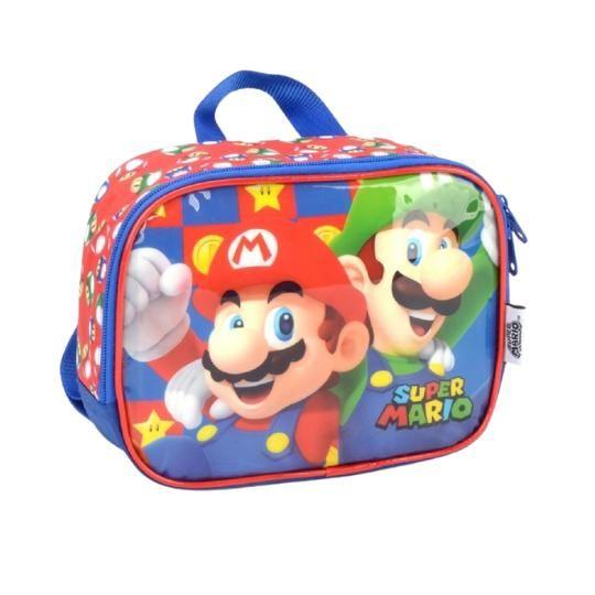 Imagem de Lancheira Térmica Infantil Escolar Super Mario Vermelho,Luxcel