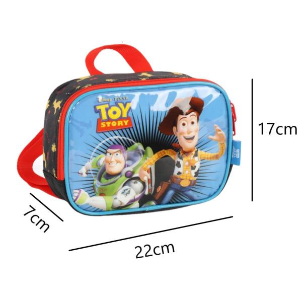 Imagem de Lancheira Térmica Infantil Escolar Toy Story Azul Luxcel