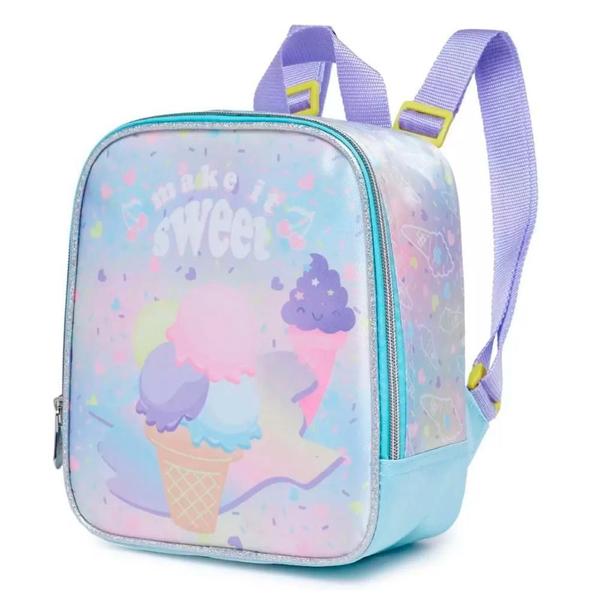 Imagem de Lancheira Térmica Infantil Pack Me Fresh Sorvete Lilás