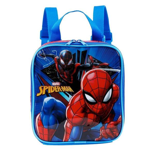 Imagem de Lancheira Térmica Infantil Spiderman Homem Aranha Estojo