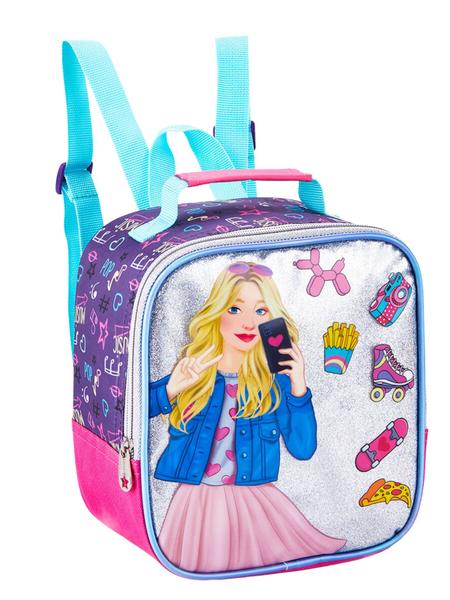 Lancheira Térmica Menina Boneca Selfie Rosa - Clio Imagem de Lancheira Térmica Menina Boneca Selfie Rosa