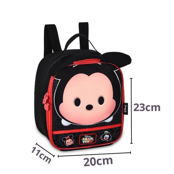 Imagem de Lancheira Térmica Mickey Mouse Tsum Tsum Bolsa Disney Juvenil Unissex Escolar Clio