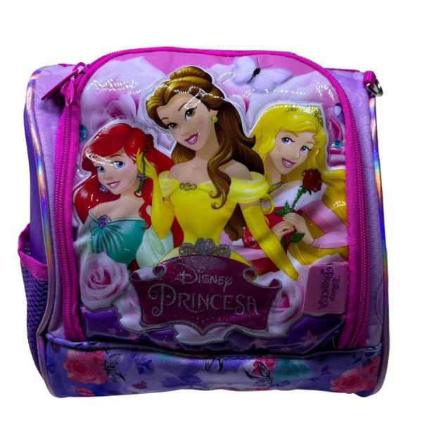 Imagem de Lancheira Termica + Mochila Escolar Modelo:Princesas