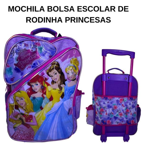 Imagem de Lancheira Termica + Mochila Escolar Modelo:Princesas