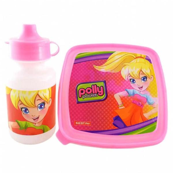 Imagem de Lancheira Térmica Polly Pocket Dog Merendeira Escolar Infantil