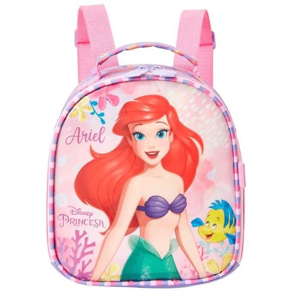 Imagem de Lancheira Térmica Princesa Ariel Infantil Merendeira Escolar