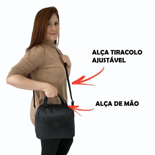 Imagem de Lancheira Térmica Transversal Para Escola Trabalho Viagem