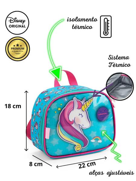 Imagem de Lancheira Térmica Unicórnio Luxo - ul