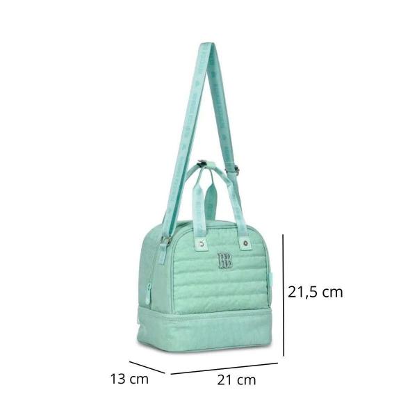 Lancheira Térmica Verde Crinkle Rebecca Bonbon Clio Style Imagem de Lancheira Térmica Verde Crinkle Rebecca Bonbon Clio Style