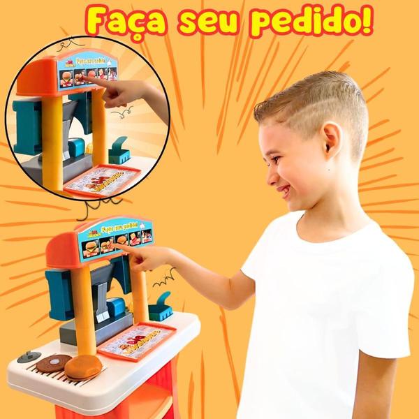 Imagem de Lanchonete Infantil Com Caixa Registradora Sorvete Big Star  - Big Star Brinquedos