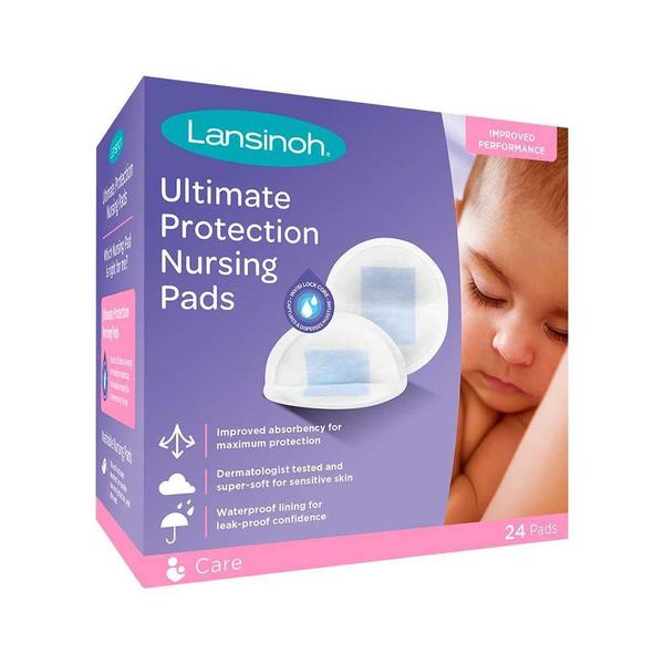 Lansinoh absorvente ultimate protection para seios com 24 unidades Imagem de Lansinoh absorvente ultimate protection para seios com 24 unidades