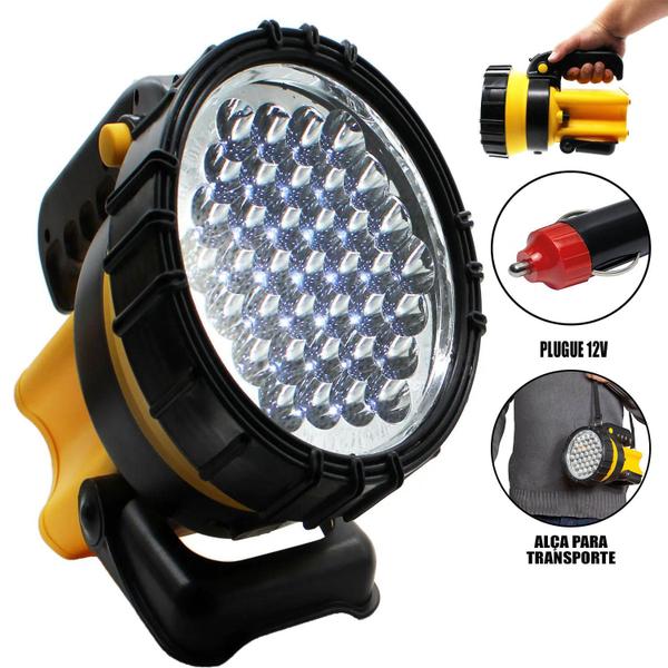 Imagem de Lanterna 37 Led Recarregável Bivolt Plugue 12v Camping Kala