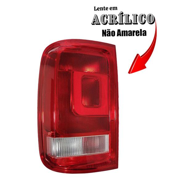 Imagem de Lanterna Amarok 2010 2011 2012 2013 14 Acrílico E. Arteb Le