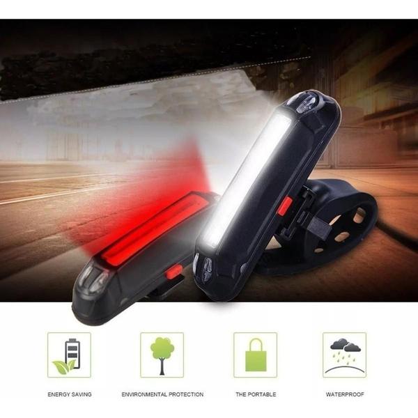 Imagem de Lanterna Bike Sinalizador Traseiro Farol Led Luz Vds-261