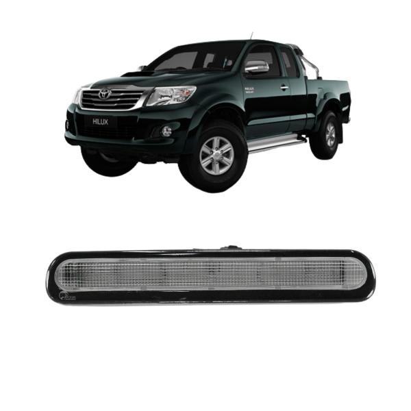 Imagem de Lanterna Brake Light Cristal Hilux 2012 2013 Até 2015 Com Sensor e Chicote