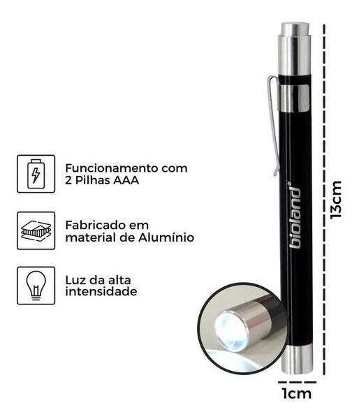 Imagem de Lanterna Clínica De Led Luz Branca Para Médicos E Enfermagem