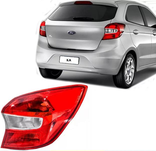 Imagem de Lanterna Cristal Ford KA Hatch 2015 2016 2017 2018 Direito